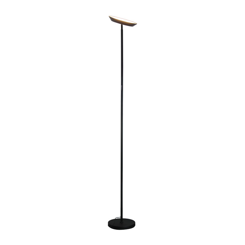 What are the key design factors to consider when choosing a floor lamp?